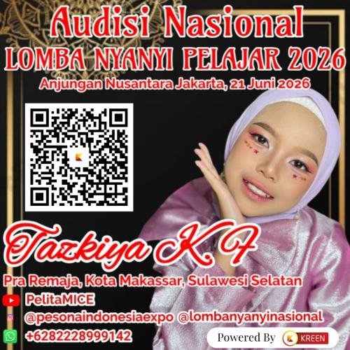 Panggung Talenta Pelajar Bersinar di Audisi Nasional Lomba Nyanyi Pelajar Favorit 2026, Kreen Indonesia Hadirkan Voting Digital Modern