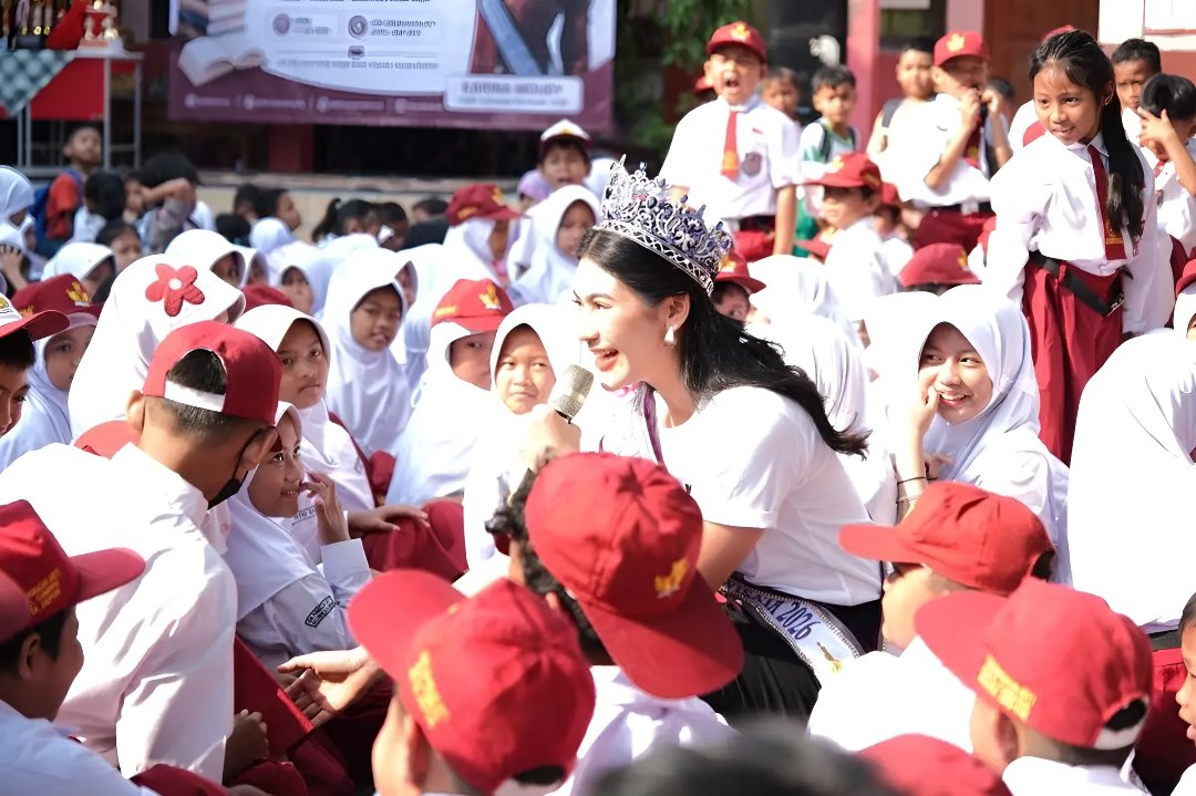 Karina Moudy Ajak Anak Gemar Membaca Lewat Roadshow Literasi 2026