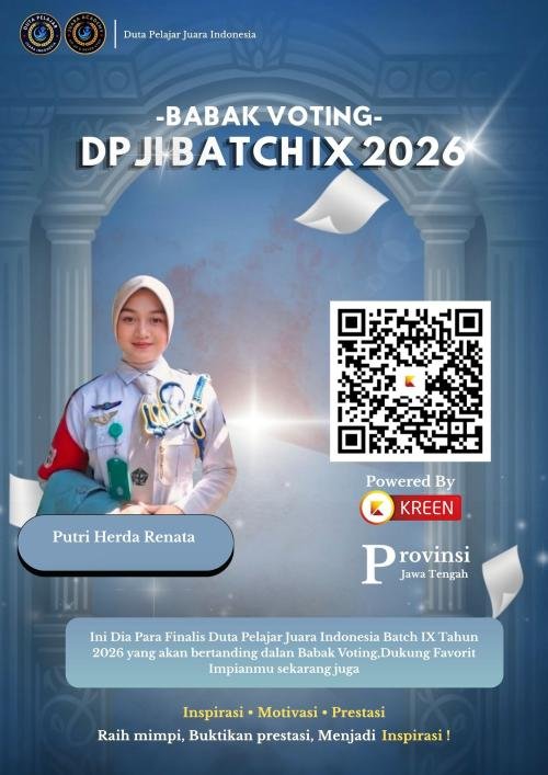 Duta Pelajar Juara Indonesia 2026 Dorong Lahirnya Pelajar Berprestasi, Kreen Indonesia Hadirkan Voting Digital yang Transparan