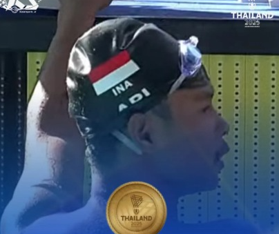 Januari Raih Emas Para Renang ASEAN Para Games 2025