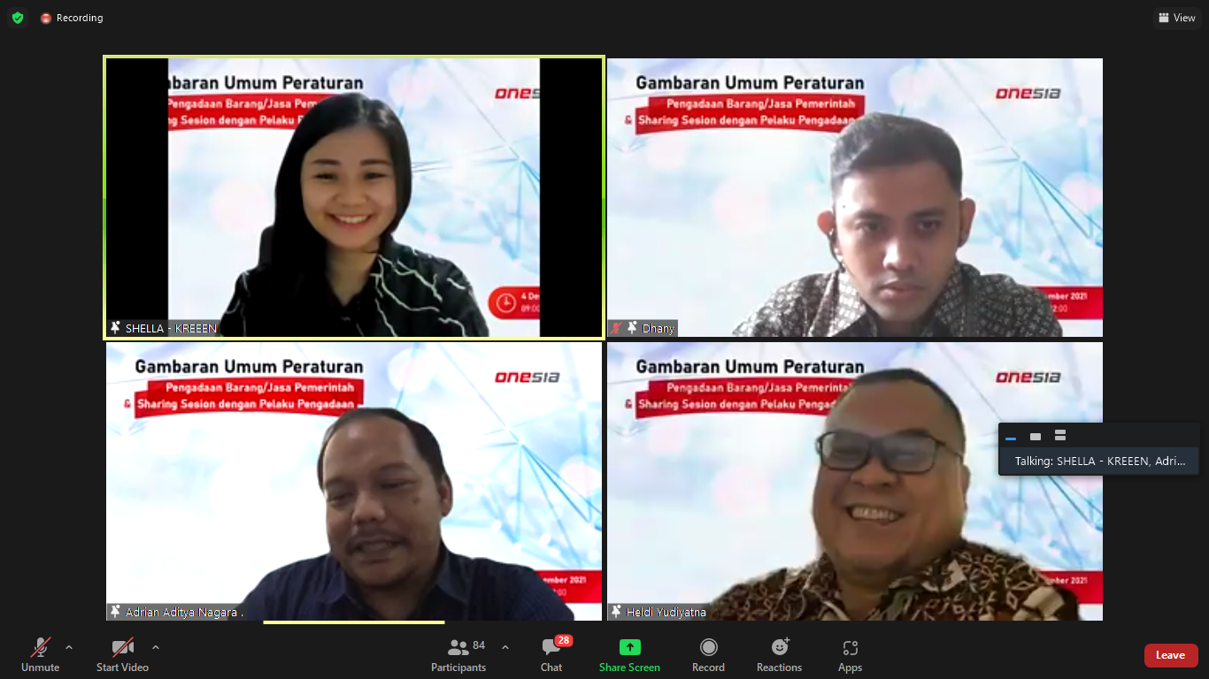 Sharing Session Pelaku Pengadaan: Pengadaan Bukan Segalanya, Segalanya Butuh Pengadaan