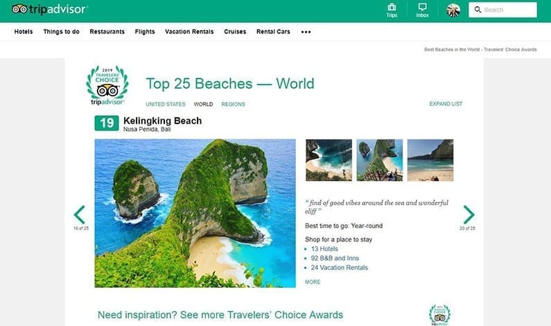 Pantai Terbaik Dunia Ada di Nusa Penida, Bali